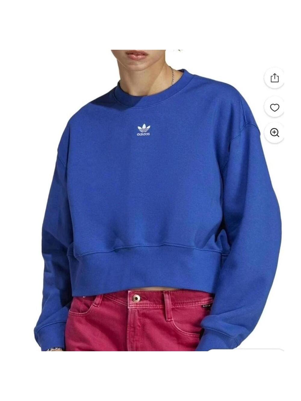 Adidas Women's Blue Sweatshirt